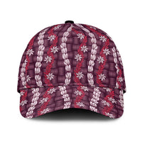 Pikake Maile Tiare Lei Classic Cap Akala Lauhala Pattern