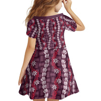 Pikake Maile Tiare Lei Family Matching Tank Maxi Dress and Hawaiian Shirt Akala Lauhala Pattern LT01 - Polynesian Pride