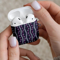 Pikake Maile Tiare Lei AirPods Case Poni Lauhala Pattern