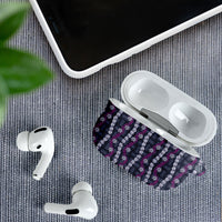 Pikake Maile Tiare Lei AirPods Case Poni Lauhala Pattern