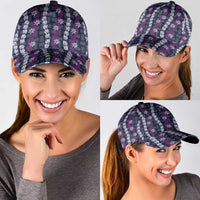 Pikake Maile Tiare Lei Classic Cap Poni Lauhala Pattern