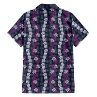 Pikake Maile Tiare Lei Family Matching Mermaid Dress and Hawaiian Shirt Poni Lauhala Pattern LT01 - Polynesian Pride