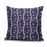 Pikake Maile Tiare Lei Pillow Cover Poni Lauhala Pattern