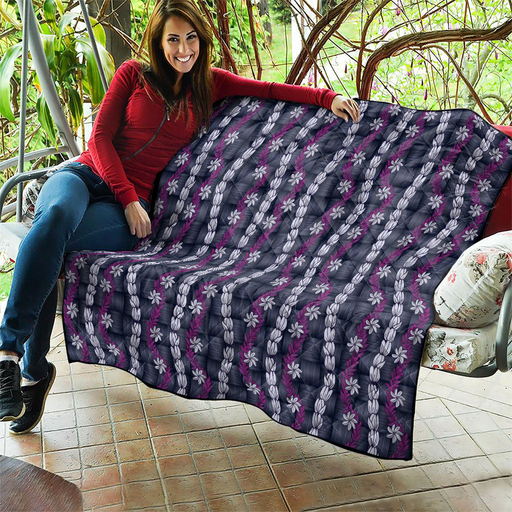 Pikake Maile Tiare Lei Quilt Poni Lauhala Pattern