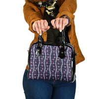 Pikake Maile Tiare Lei Shoulder Handbag Poni Lauhala Pattern