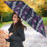 Pikake Maile Tiare Lei Umbrella Poni Lauhala Pattern