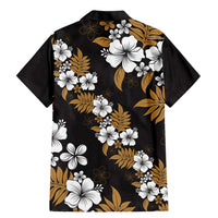 Hawaiian Hibiscus Tribal Floral Brown Family Matching Mermaid Dress and Hawaiian Shirt Polynesian Tapa Pattern LT01 - Polynesian Pride