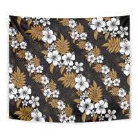 Hawaiian Hibiscus Tribal Floral Brown Tapestry Polynesian Tapa Pattern LT01 - Polynesian Pride