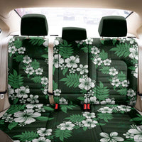 Hawaiian Hibiscus Tribal Floral Green Back Car Seat Cover Polynesian Tapa Pattern - Polynesian Pride