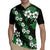 Hawaiian Hibiscus Tribal Floral Green Rugby Jersey Polynesian Tapa Pattern - Polynesian Pride