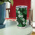 Hawaiian Hibiscus Tribal Floral Green Tumbler Cup Polynesian Tapa Pattern - Polynesian Pride