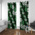 Hawaiian Hibiscus Tribal Floral Green Window Curtain Polynesian Tapa Pattern - Polynesian Pride