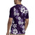 Hawaiian Hibiscus Tribal Floral Purple Rugby Jersey Polynesian Tapa Pattern - Polynesian Pride