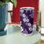 Hawaiian Hibiscus Tribal Floral Purple Tumbler Cup Polynesian Tapa Pattern - Polynesian Pride