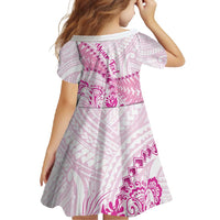 Personalised New Zealand Pink Fern Breast Cancer Family Matching Tank Maxi Dress and Hawaiian Shirt Polynesian Pattern LT01 - Polynesian Pride