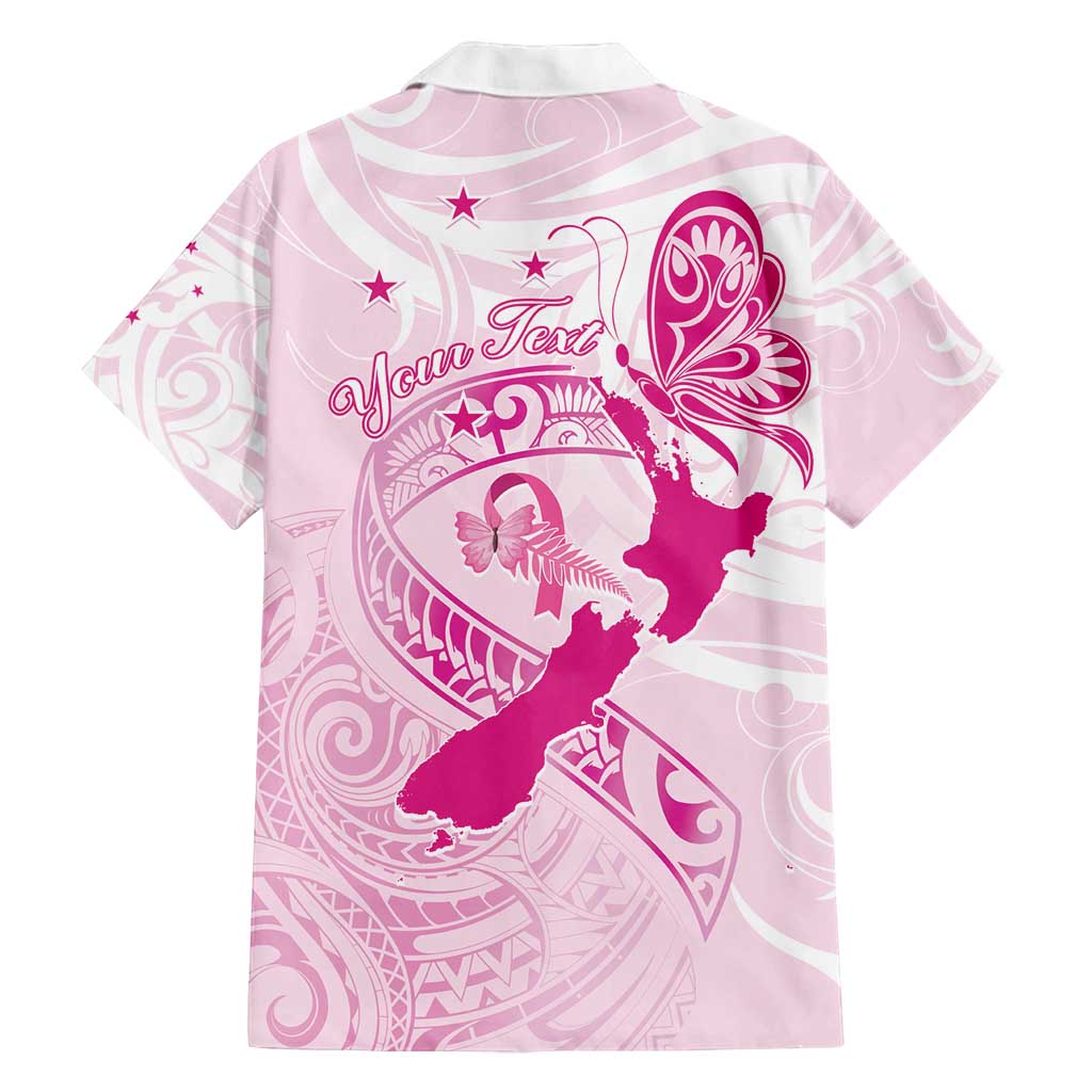 Personalised Aotearoa Breast Cancer Family Matching Tank Maxi Dress and Hawaiian Shirt New Zealand Maori Pattern LT01 - Polynesian Pride