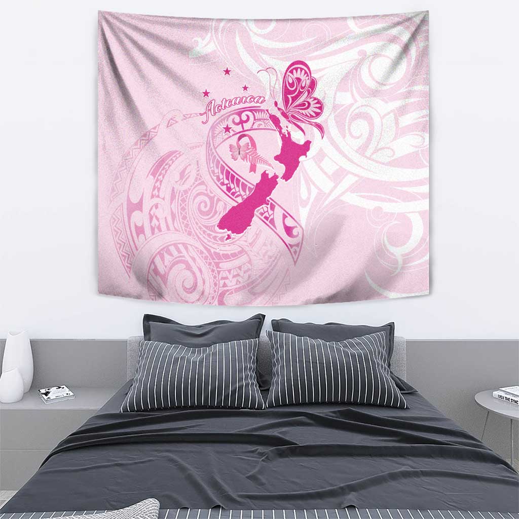 Personalised Aotearoa Breast Cancer Tapestry New Zealand Maori Pattern