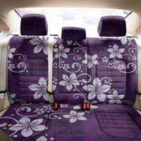 Plumeria Floral Tapa Pattern Amethyst Purple Back Car Seat Cover LT01 - Polynesian Pride