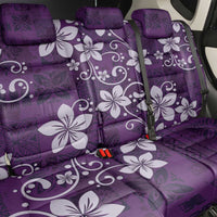 Plumeria Floral Tapa Pattern Amethyst Purple Back Car Seat Cover LT01 - Polynesian Pride