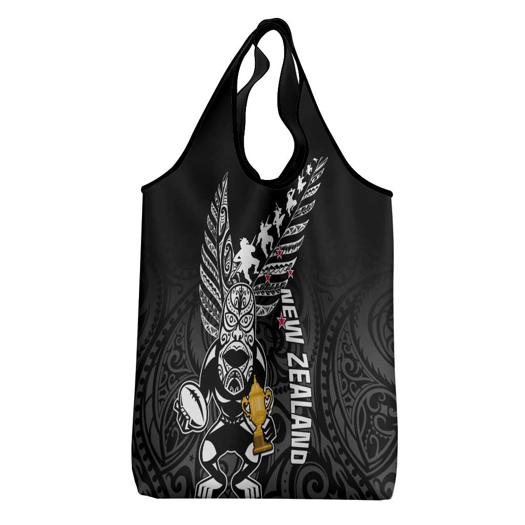 Custom New Zealand Silver Fern Rugby Grocery Bag Aotearoa Champion 2023 World Cup LT01 - Polynesian Pride