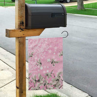 Cranes Sakura Floral Pink Pastel Garden Flag Hawaii Japan Culture LT01 - Polynesian Pride