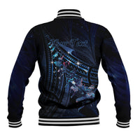 Personalised Matariki Paua Shell New Zealand Baseball Jacket Haka Dance At The Starry Night LT01 - Polynesian Pride