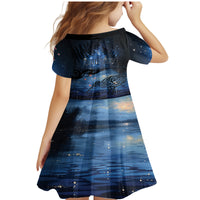 Personalised Matariki Kiwi Family Matching Mermaid Dress and Hawaiian Shirt Silver Fern LT01 - Polynesian Pride