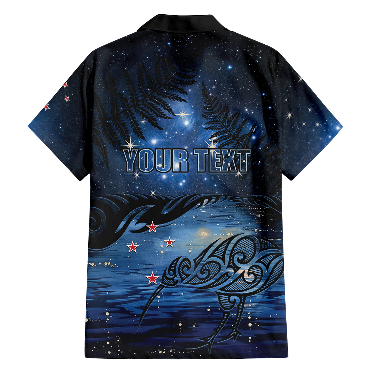 Personalised Matariki Kiwi Family Matching Summer Maxi Dress and Hawaiian Shirt Silver Fern LT01 - Polynesian Pride