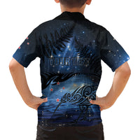 Personalised Matariki Kiwi Kid Hawaiian Shirt Silver Fern LT01 - Polynesian Pride