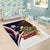 Personalized American Samoa Area Rug Amerika Samoa Bald Eagle