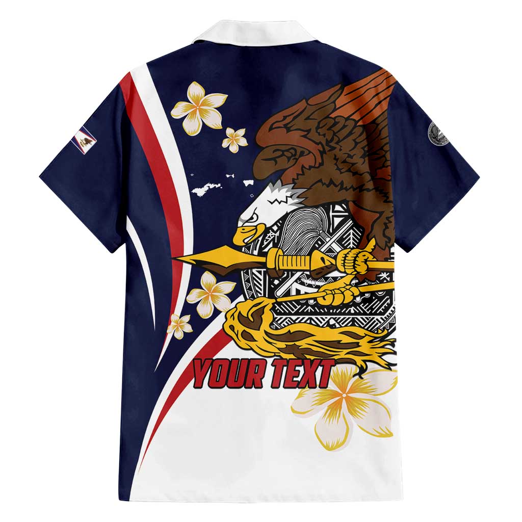 Personalized American Samoa Family Matching Off Shoulder Maxi Dress and Hawaiian Shirt Amerika Samoa Bald Eagle