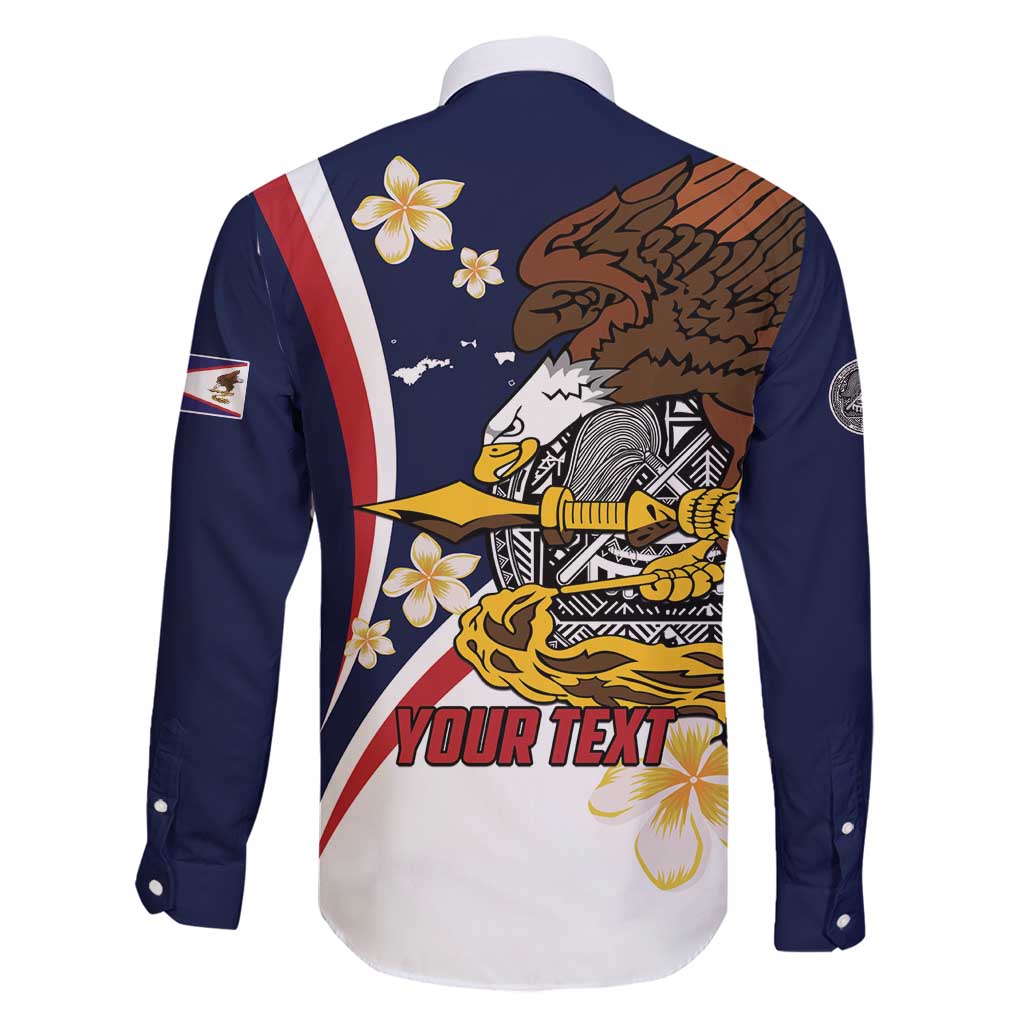 Personalized American Samoa Family Matching Off Shoulder Short Dress and Hawaiian Shirt Amerika Samoa Bald Eagle