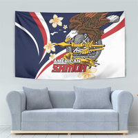 Personalized American Samoa Tapestry Amerika Samoa Bald Eagle