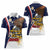 Personalized American Samoa Women Polo Shirt Amerika Samoa Bald Eagle