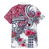 Hawaii Kakau Mix Paisley Pattern Family Matching Mermaid Dress and Hawaiian Shirt Polynesian Tropical Unique Style LT01 - Polynesian Pride
