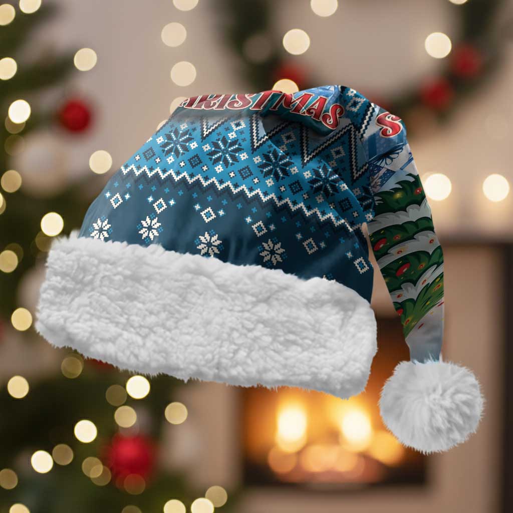 Native American Santa Claus Christmas Santa Hat Merry Christmas 2025 - Polynesian Pride