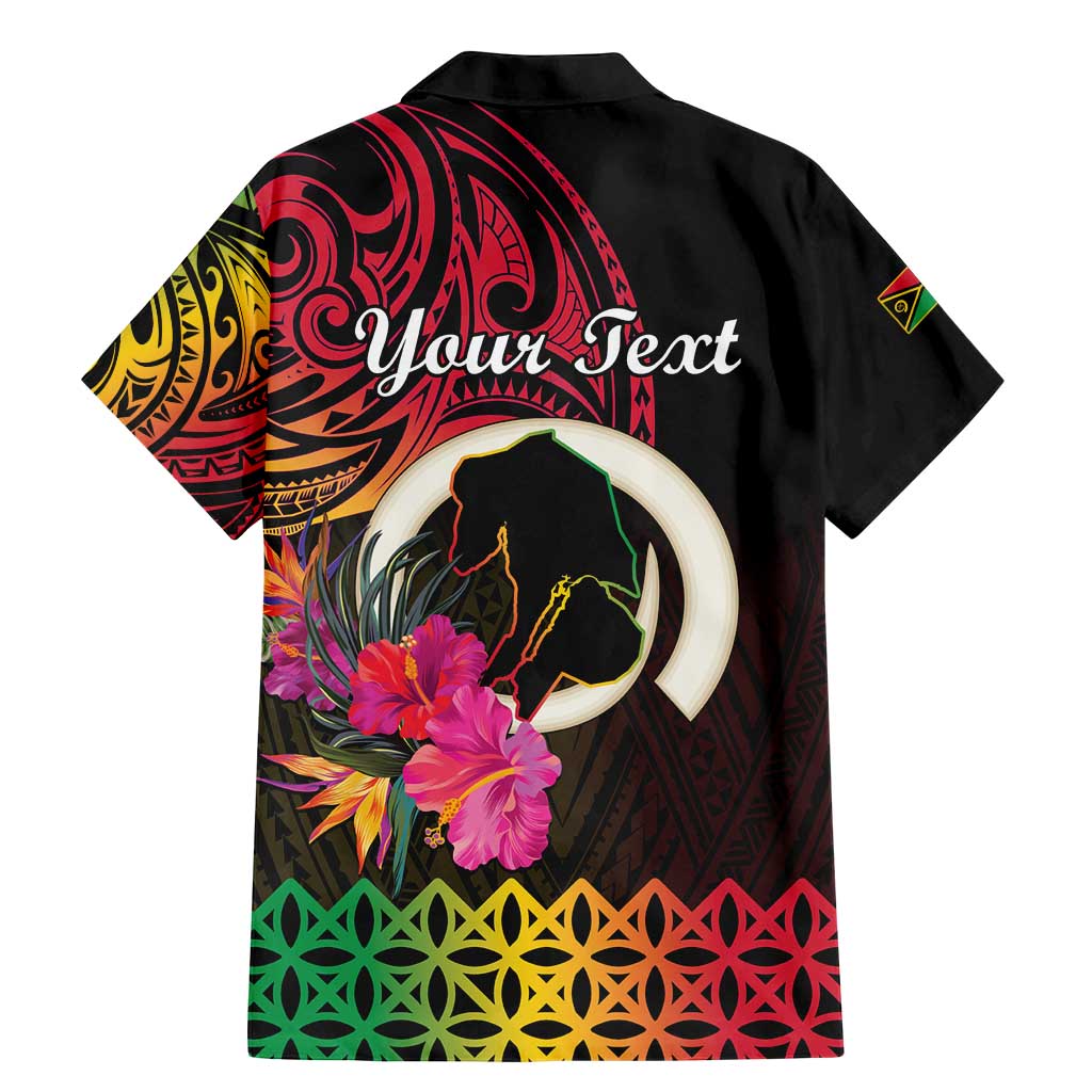 Personalised Vanuatu Port Vila Stay Strong Family Matching Mermaid Dress and Hawaiian Shirt Long God Yumi Stanap LT01 - Polynesian Pride