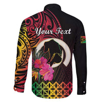 Personalised Vanuatu Port Vila Stay Strong Family Matching Mermaid Dress and Hawaiian Shirt Long God Yumi Stanap LT01 - Polynesian Pride