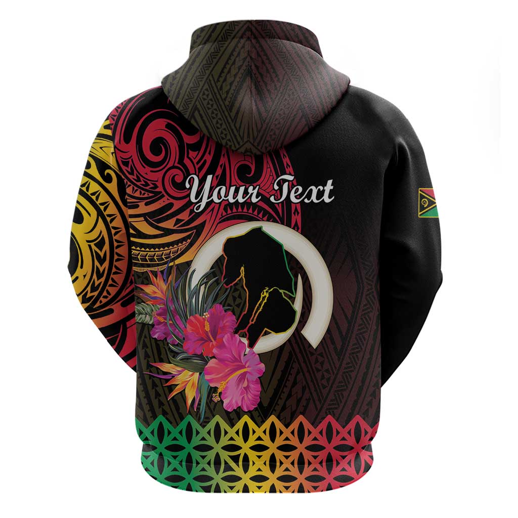 Personalised Vanuatu Port Vila Stay Strong Hoodie Long God Yumi Stanap
