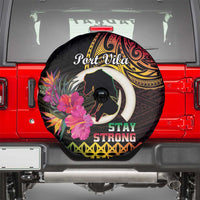 Vanuatu Port Vila Stay Strong Spare Tire Cover Long God Yumi Stanap LT01 - Polynesian Pride
