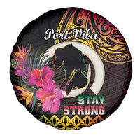 Vanuatu Port Vila Stay Strong Spare Tire Cover Long God Yumi Stanap LT01 - Polynesian Pride