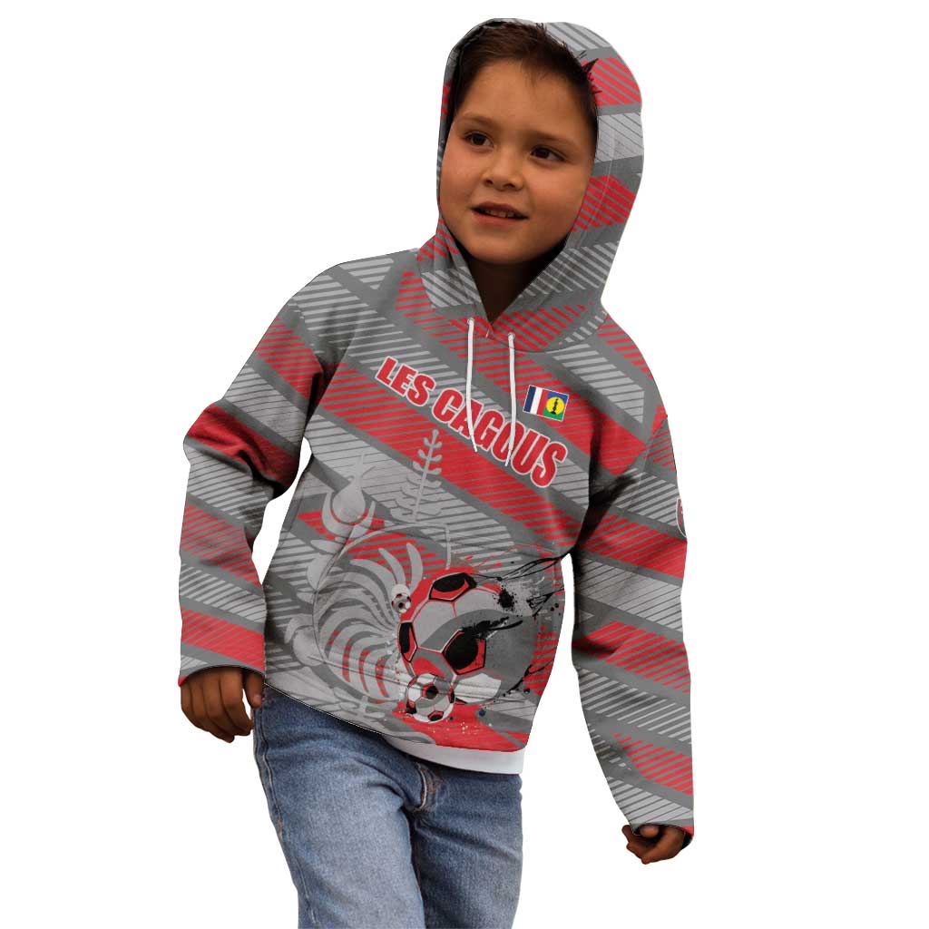 Custom Football 2026 New Caledonia Kid Hoodie Kagus Come On
