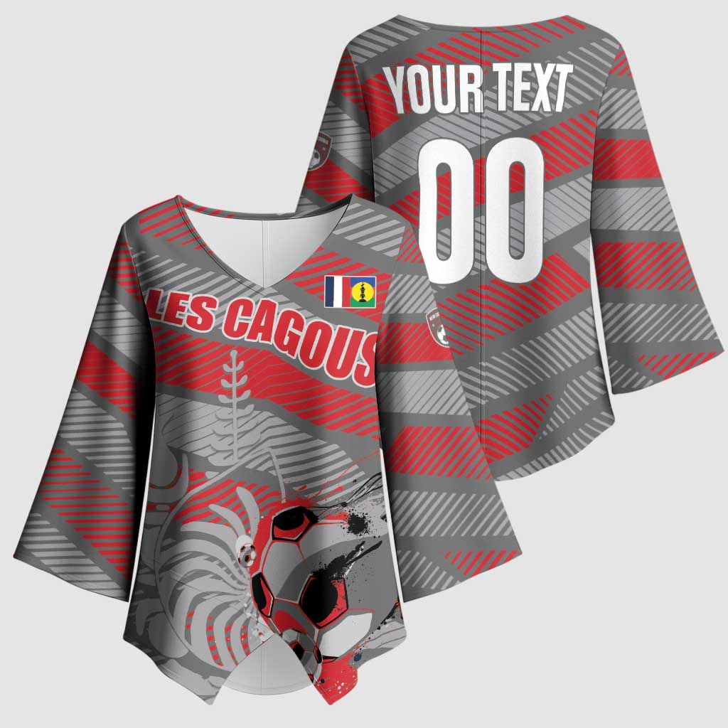 Custom Football 2026 New Caledonia Kimono Sleeve Blouse Kagus Come On