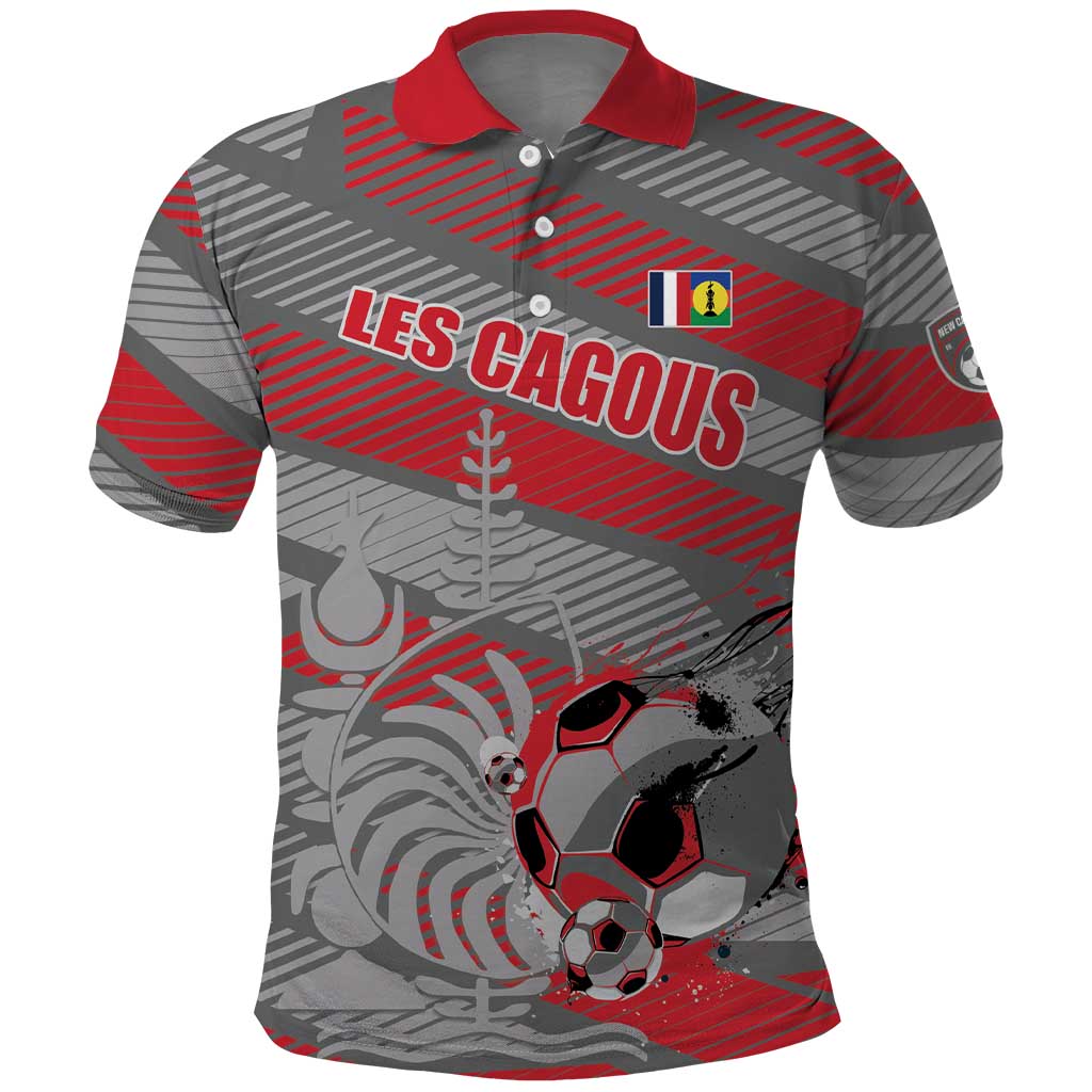 Custom Football 2026 New Caledonia Polo Shirt Kagus Come On