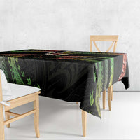 Hawaii Map Kanaka Maoli Tablecloth Fantastic Frangipani Reggae LT01 - Polynesian Pride
