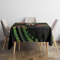 Hawaii Map Kanaka Maoli Tablecloth Fantastic Frangipani Reggae LT01 - Polynesian Pride