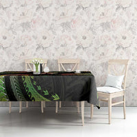 Hawaii Map Kanaka Maoli Tablecloth Fantastic Frangipani Reggae LT01 - Polynesian Pride