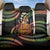 Hawaii King Kamehameha Back Car Seat Cover Fantastic Plumeria Reggae