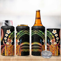Hawaii King Kamehameha 4 in 1 Can Cooler Tumbler Fantastic Plumeria Reggae LT01 - Polynesian Pride