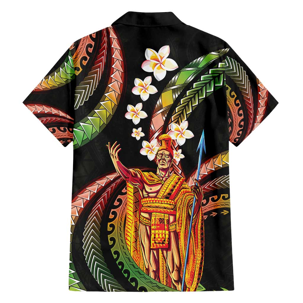 Hawaii King Kamehameha Family Matching Tank Maxi Dress and Hawaiian Shirt Fantastic Plumeria Reggae LT01 - Polynesian Pride